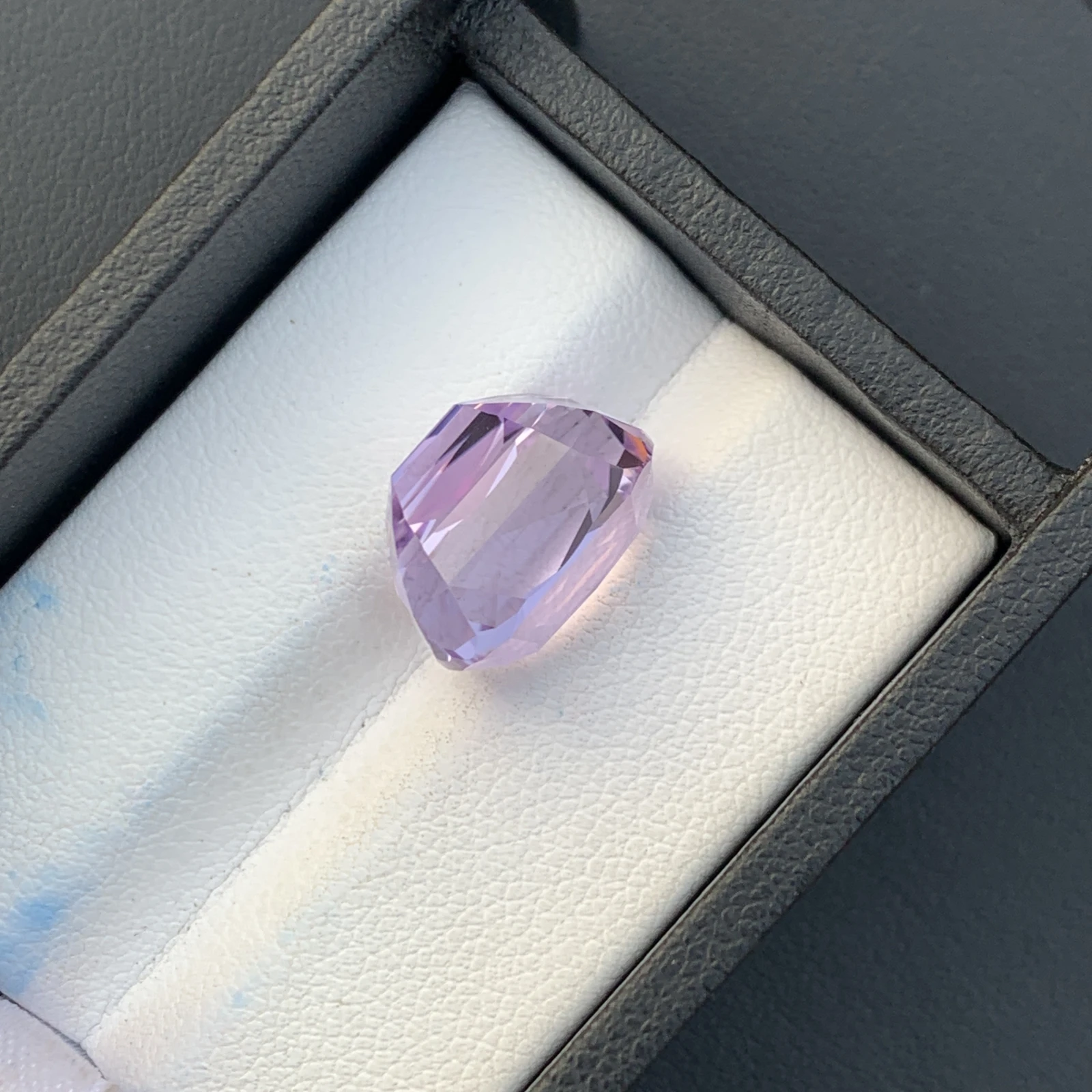 13 ct. Natural Unheated Kunzite Cushion Shape Loose Gemstone from Afghanistan — view 11